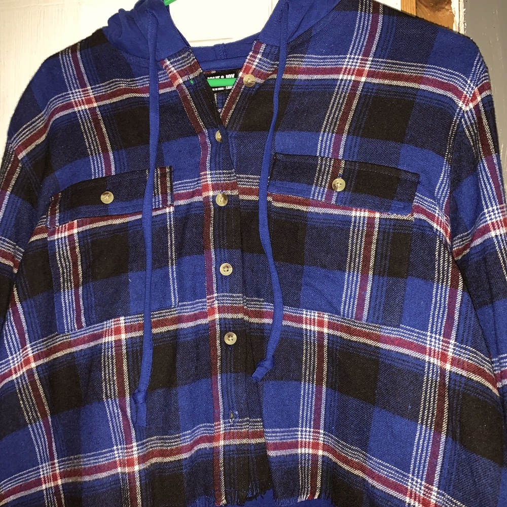 Cropped flannel
